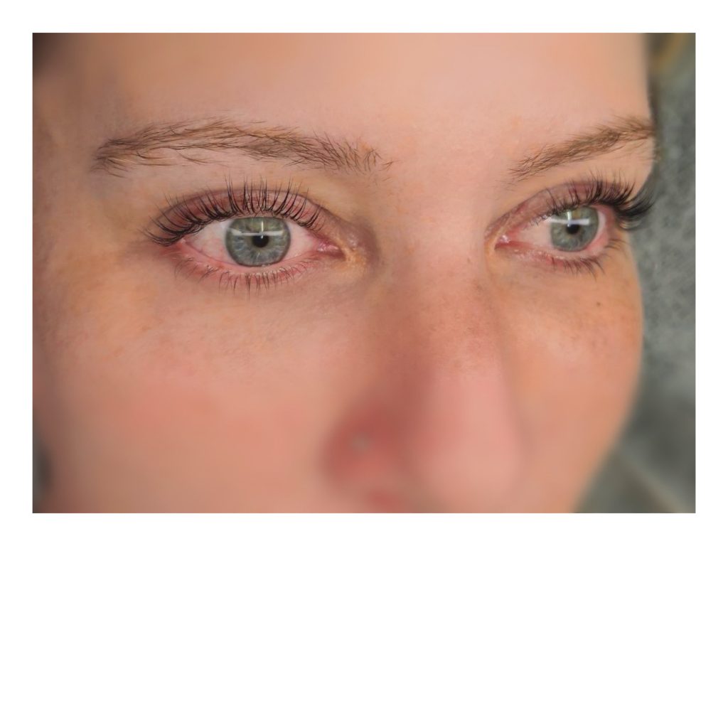 Eyelash lift and tint by Nami.